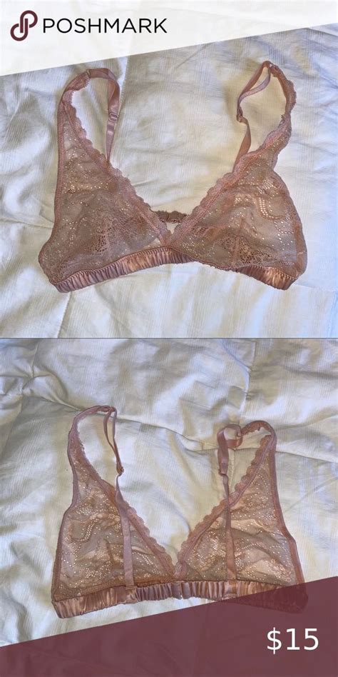 Pink Lace Bralette In 2020 Pink Lace Bralette Lace Bralette Pink Lace