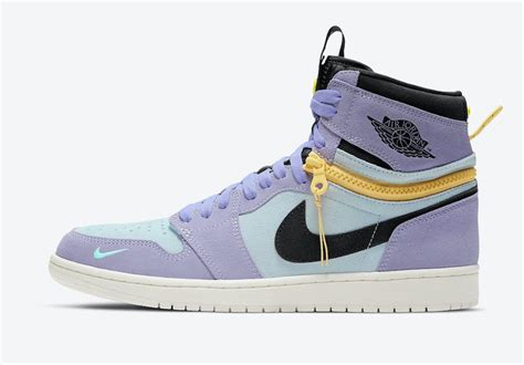 Nu Ook De Officiële Fotos Van De Paarse Air Jordan 1 High Switch