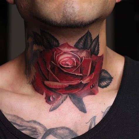 rose tattoo design on neck tattoo designs tattoo pictures kulturaupice