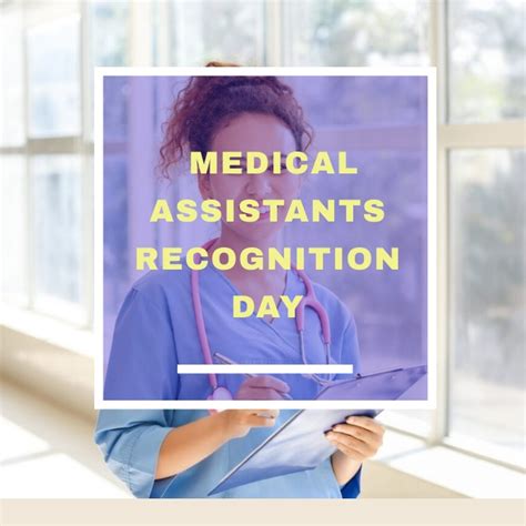 Medical Assistants Recognition Day Template Postermywall