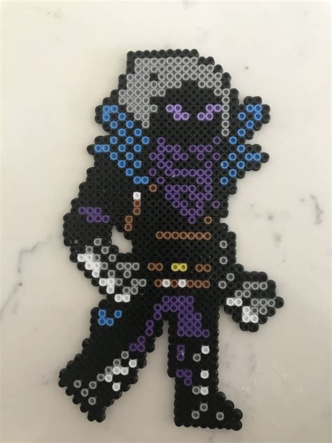 Fortnite Raven Perler Bead Art Perler Bead Art Diy Perler Beads