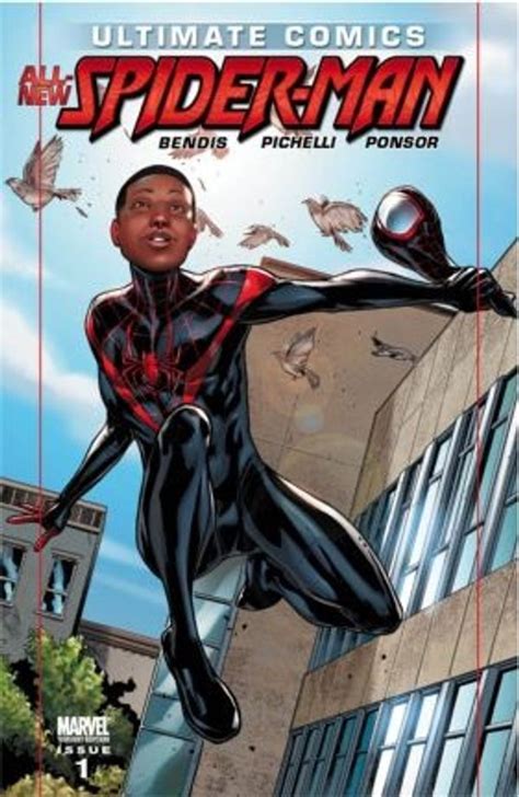 Ultimate Comics Spider Man 1 Pichelli Miles Morales Unmasked Variant