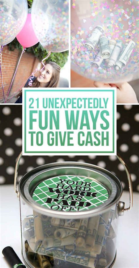 21 Surprisingly Fun Ways To Give Cash As A T Money T Wedding