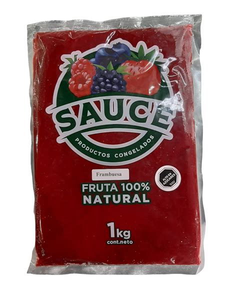 Pulpa De Frambuesa Natural Sauce Mercado La Vega