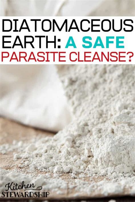 Diatomaceous earth is the fossilized remains of microscopic shells that work by cutting into the bodies of worms and other parasites with its very sharp edges, which kills them. Is Diatomaceous Earth a Safe Parasite Cleanse? | Kitchen ...