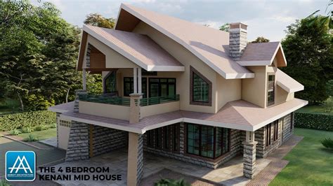 The Kenani Mid 4 Bedroom House Plan Youtube