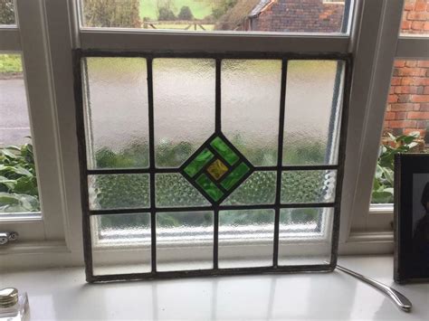Vintage Stained Glass Leaded Light Window Pane 46x40 Cm In Lichfield Staffordshire Gumtree