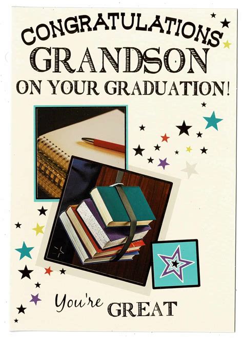 Grandson Graduation Card Congratulations Grandson On Your Graduation
