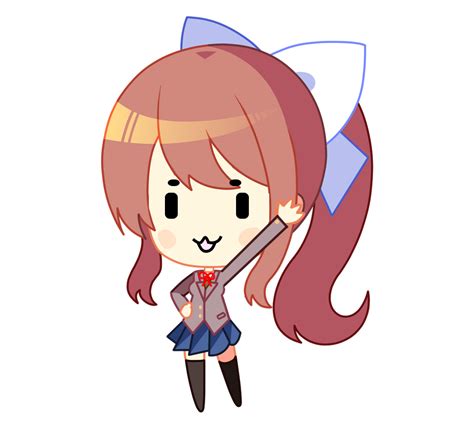 Hd Monika Jump Pose Rddlc