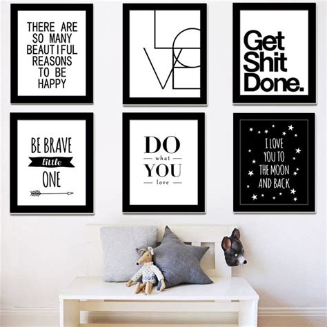 Discover more posts about home quotes. A3 A4 canvas Print Poster,Motivational quotes Wall hanging ...