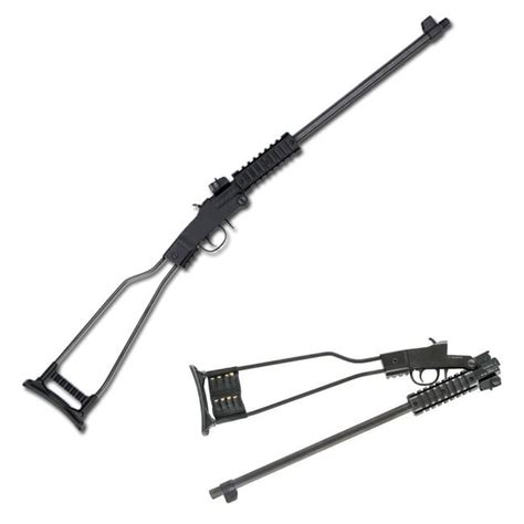Chiappa Little Badger Folding Rifle 22 Lr 185 Black Siwash Sports
