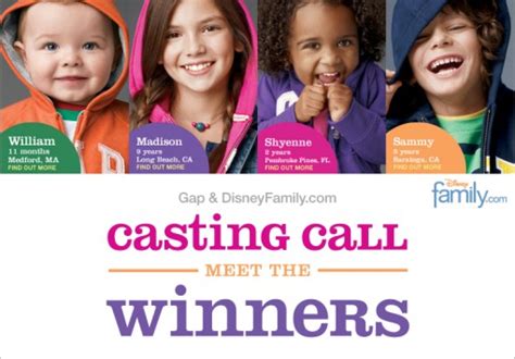 Gap Casting Call Winners Announced