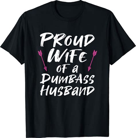 Marriage Funny Husband Wife T Shirt Uk Clothing