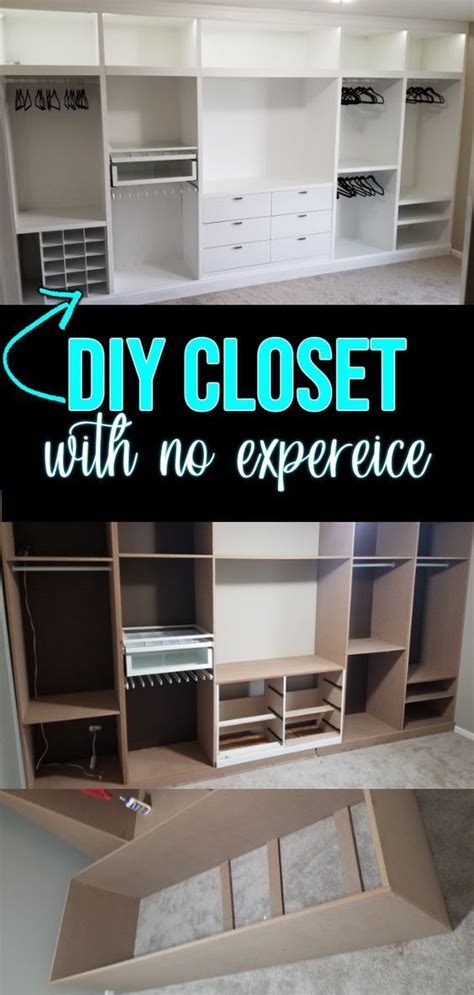 How To Build A Walk In Closet How To Make Built In Closet Diy Built