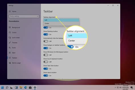 Windows 11 Align Taskbar Settings Bangla Windows 11 Taskbar Left