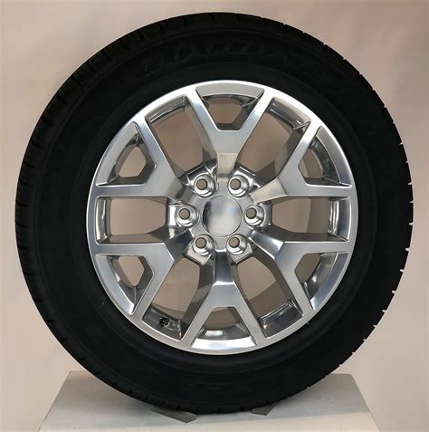Chevy Honeycomb Polished 20 Wheels With Goodyear Eagle Ls2 Tires