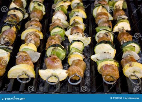 Shish Kebabs On The Grill Stock Photo Image Of Meat Food