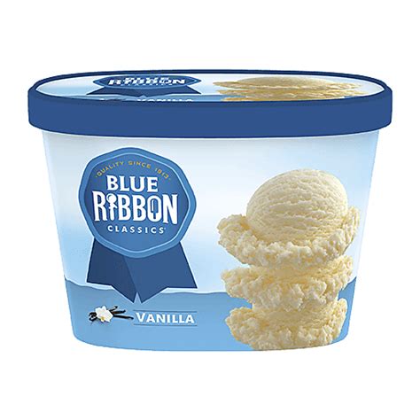 Blue Ribbon Classics Vanilla Frozen Dairy Dessert 48 Fl Oz Vanilla