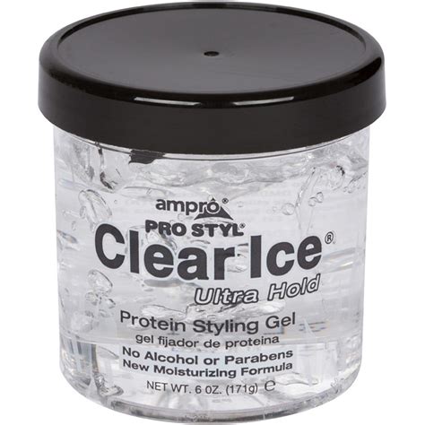 AmprÔ Pro Styl Clear Ice Ultra Hold Protein Styling Gel 171 G 6 Oz Polytronic