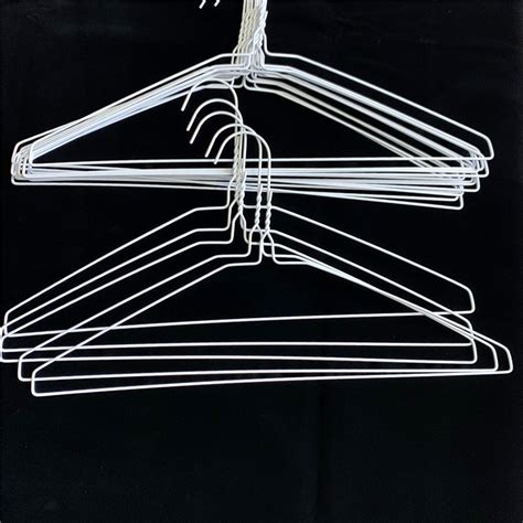 Disposable Commercial Clothes Hangers Lightweight Wire Dry Cleaning