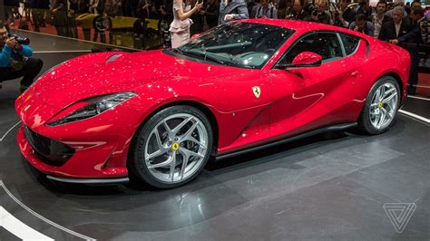 Ferrari 812 Superfast Lives Up To Its Name Luxury Hybrid Cars
