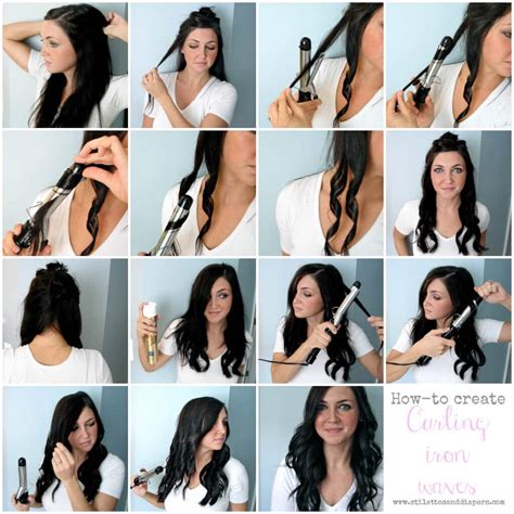 Hair How To Curling Iron Waves Stilettos Diapers