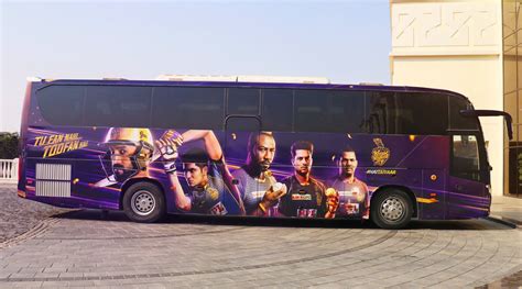 Kkr Unveils New Team Bus Ahead Of Ipl 2020 Says ‘our New Wheels Have