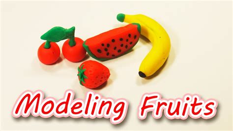 How To Make Fruits 🍌🍒 🍓 🍉 Modeling Clay For Kids Gigaga Tv Youtube