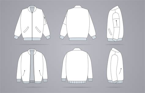 Jacket Template Vector Art Icons And Graphics For Free Download