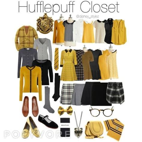 Hufflepuff Clothing Style Harry Potter Outfits Hogwarts Outfits