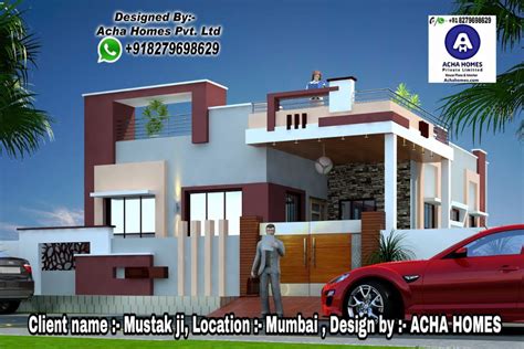 Best House Front Elevation Top Indian 3d Home Design 2 Bhk Single