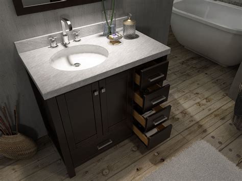 There are a number of reasons that a homeowner may opt for a bathroom vanity with an offset sink. Offset Bathroom Vanity - Bathroom Design Ideas