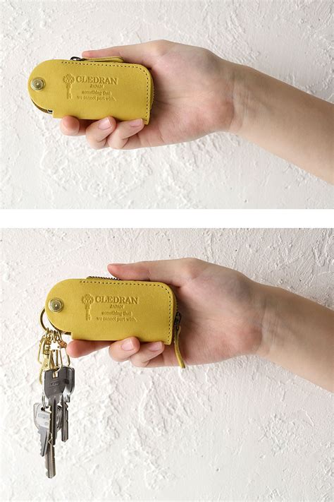 【楽天市場】【11月5日限定最大p33倍】クレドラン キーケース Cledran Reven Zip Key Case リベン 日本製 本革