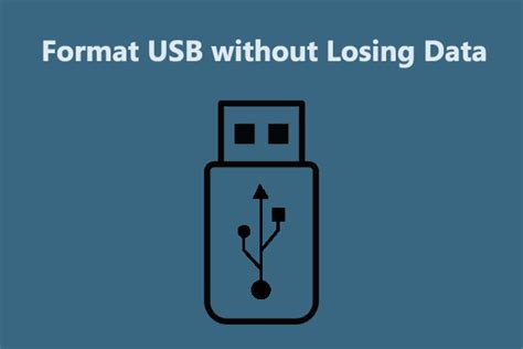 How To Format A Usb Drive Without Losing Data