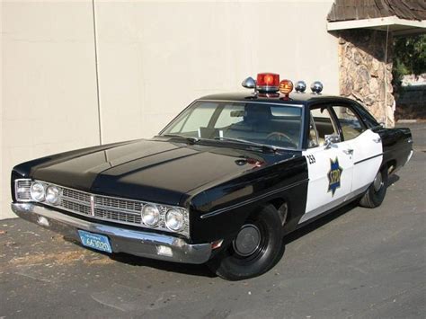 1970 San Francisco Police Department Cruiser Police Cars Old Police