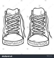 Thousands of new high quality pictures added every day. sneakers front facing view - Google Search | Shoes drawing, Sneakers sketch, Converse drawing