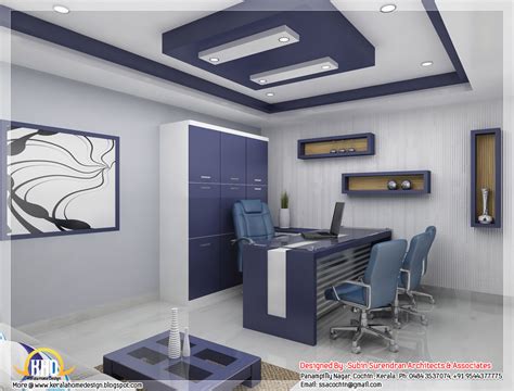 Beautiful 3d Interior Office Designs Kerala Home Design