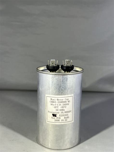 Cbb65 250r906 M1 90 Uf 250 Vac Capacitor Capacitor Industries