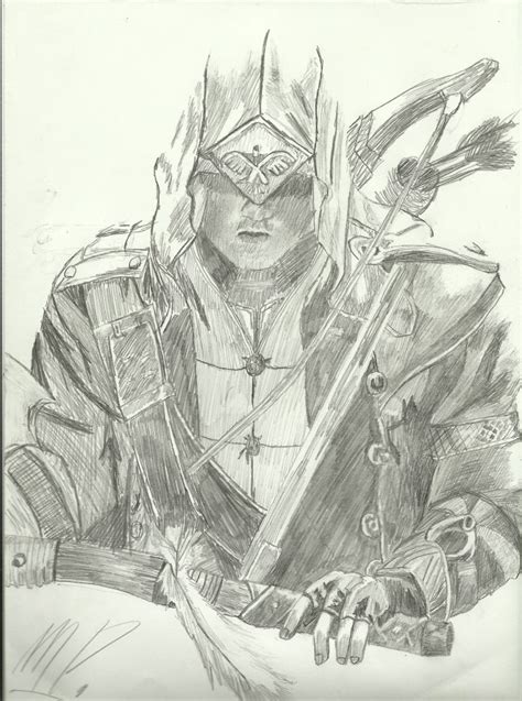 Assassins Creed Connor Drawing By Matonoke On Deviantart