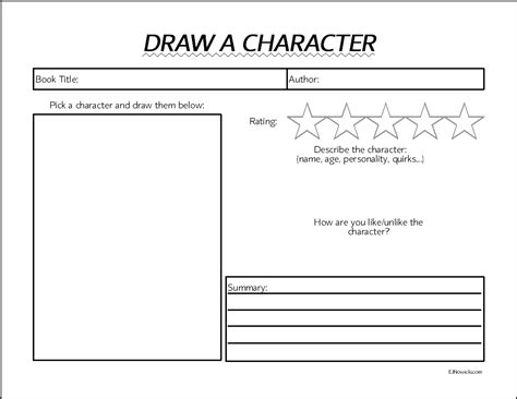 Creating A Character Worksheets Teacher Made Twinkl Worksheets