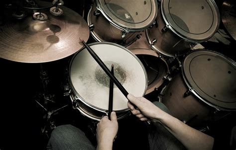 Wallpaper Blur Drums Tool Drum Installation Shock Music Bokeh