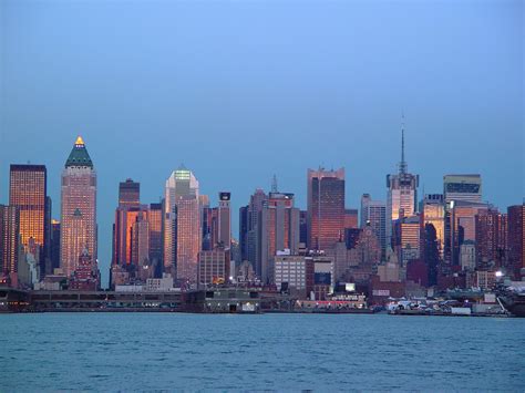 New York Skyline Sunset 1 New York City Manhattan Skyl Flickr