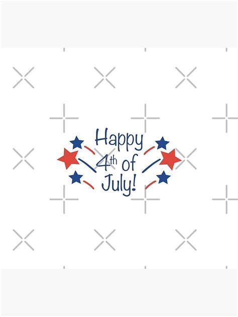 Happy 4th Of July Poster For Sale By Lucidtragedy Redbubble