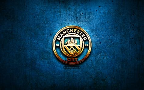 Download Wallpapers Manchester City Fc Golden Logo
