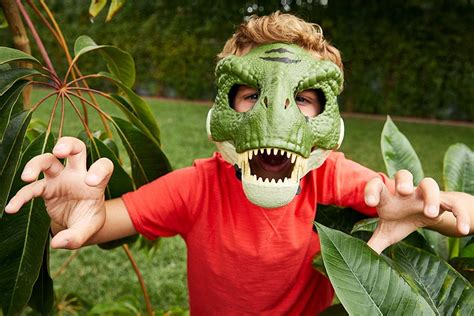 Buy Jurassic World Dinosaur Mask With Opening Jaw Texture And Color Tyrannosaurus Rex Online