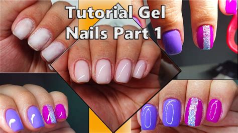 How I Make My Own Gel Nails Step By Step Part 1 Youtube