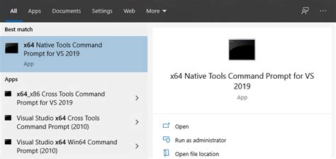 Visual Studio Developer Command Prompt And Developer Powershell