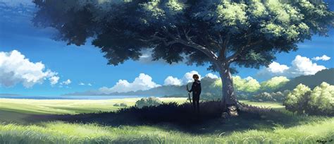 Peaceful Days By ~kyomu On Deviantart Anime Scenery Wallpaper Anime