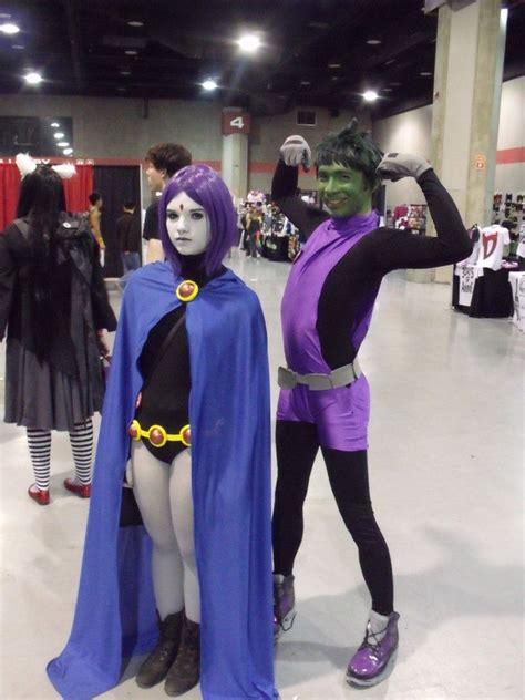 Raven And Silly Beast Boy Beast Boy Costume Couples Halloween