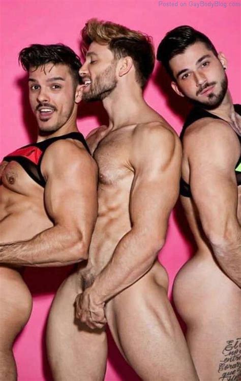 Three Gorgeous Muscled Hunks For Joan Crisol Nude Men Nude Male